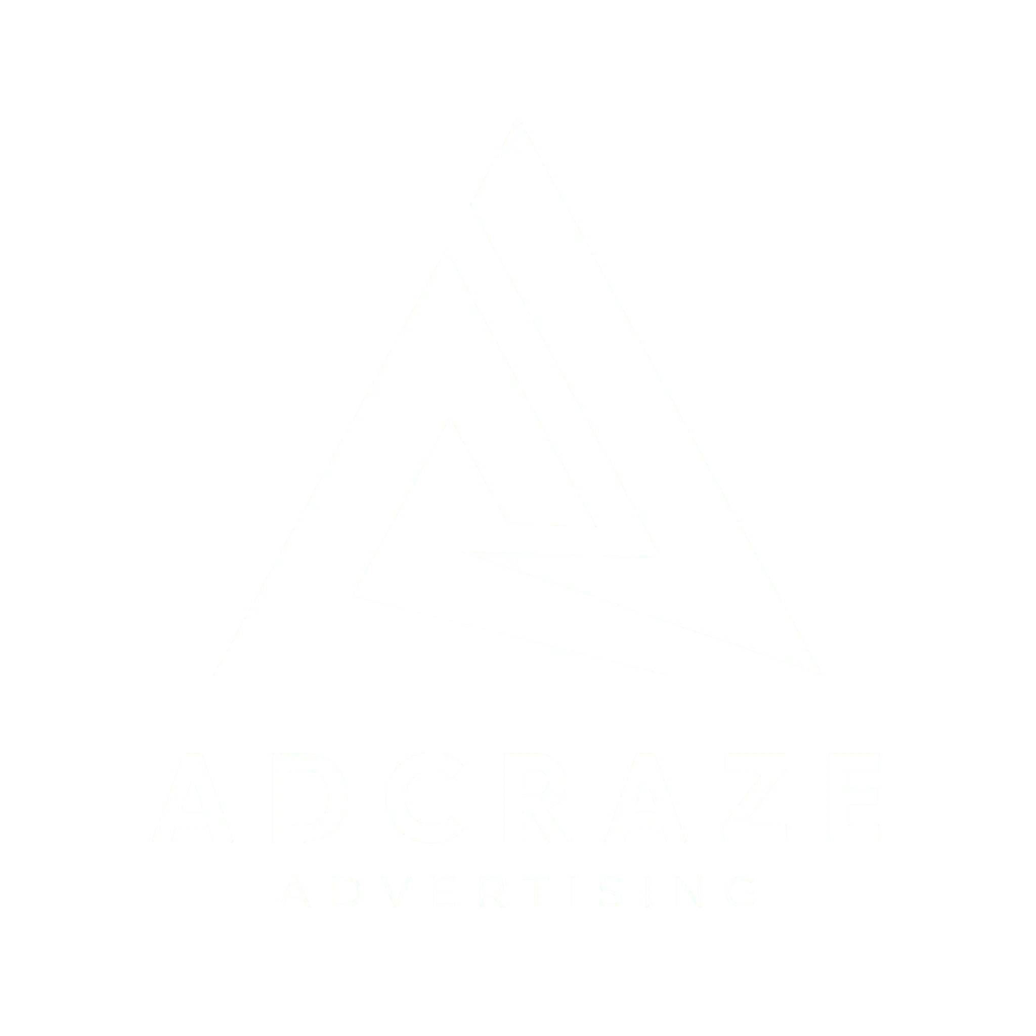 Adcraze white logo
